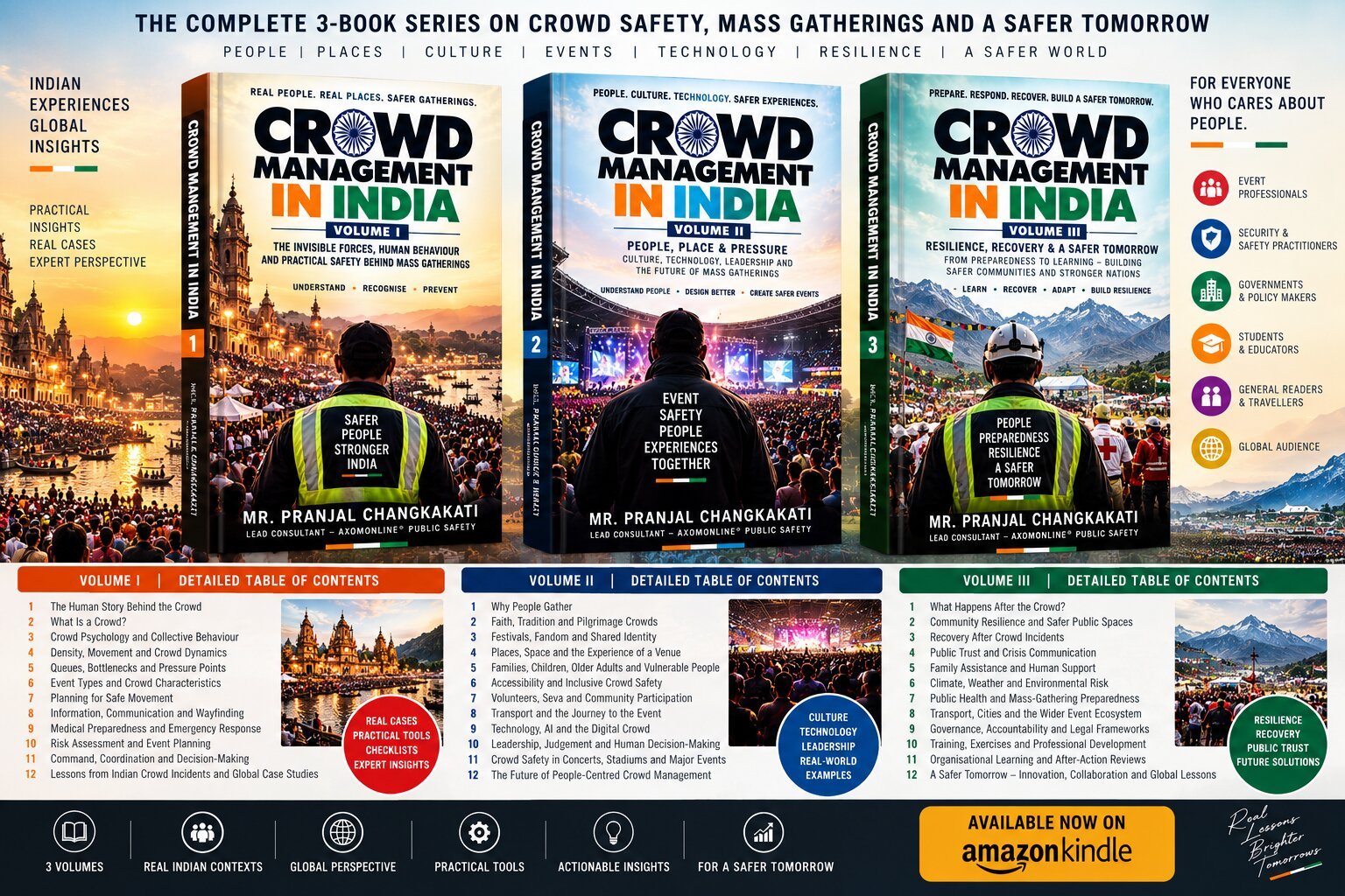 Crowd Management In India (3 book series)- (Amazon Kindle)
